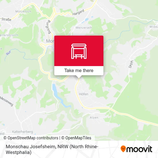 Monschau Josefsheim map