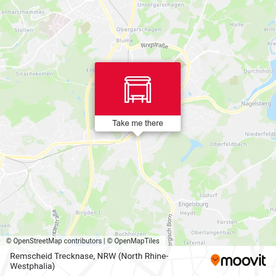 Remscheid Trecknase map