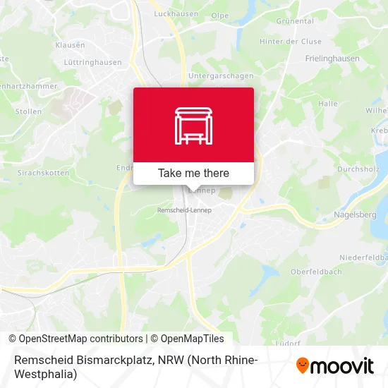Remscheid Bismarckplatz map