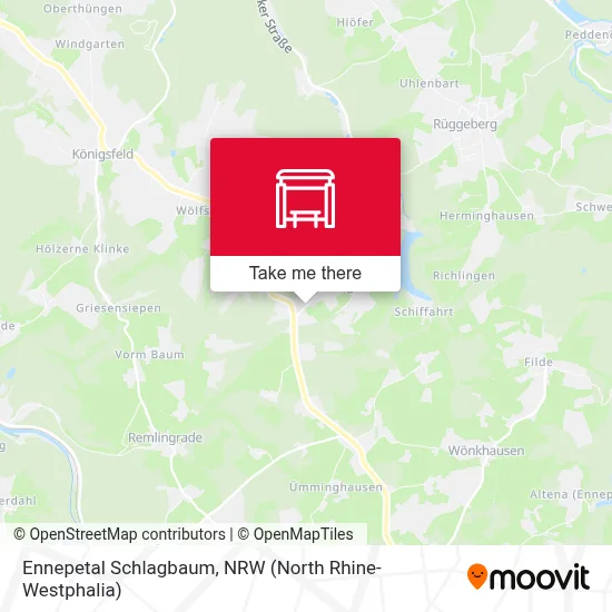 Ennepetal Schlagbaum map