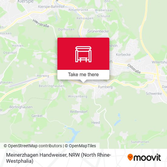 Meinerzhagen Handweiser map