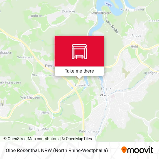 Карта Olpe Rosenthal