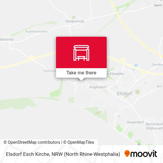 Elsdorf Esch Kirche map
