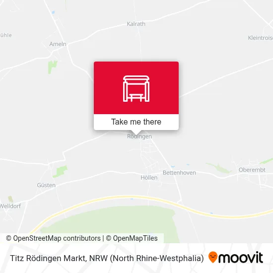 Titz Rödingen Markt map