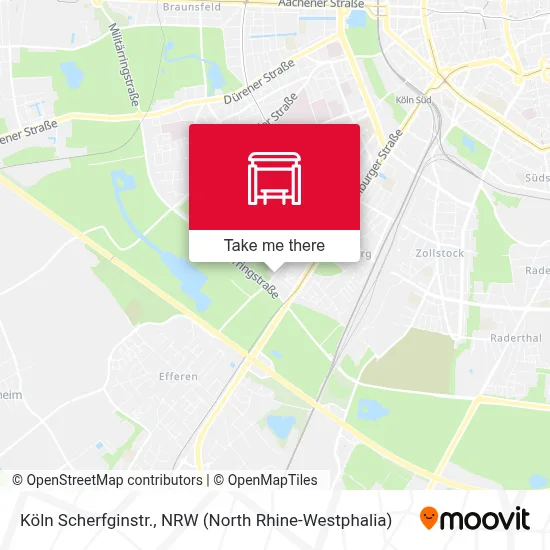 Köln Scherfginstr. map
