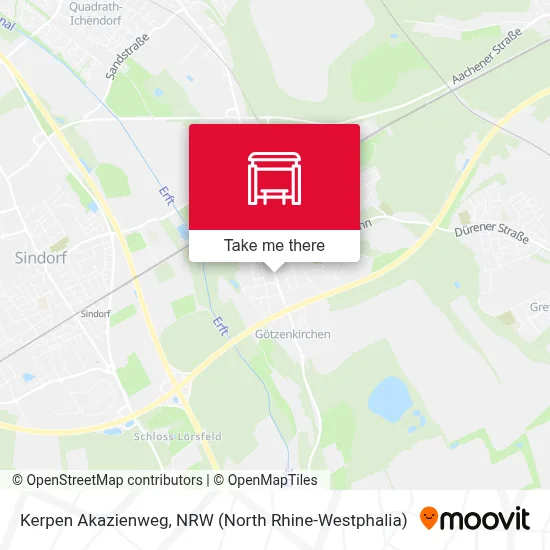 Kerpen Akazienweg map