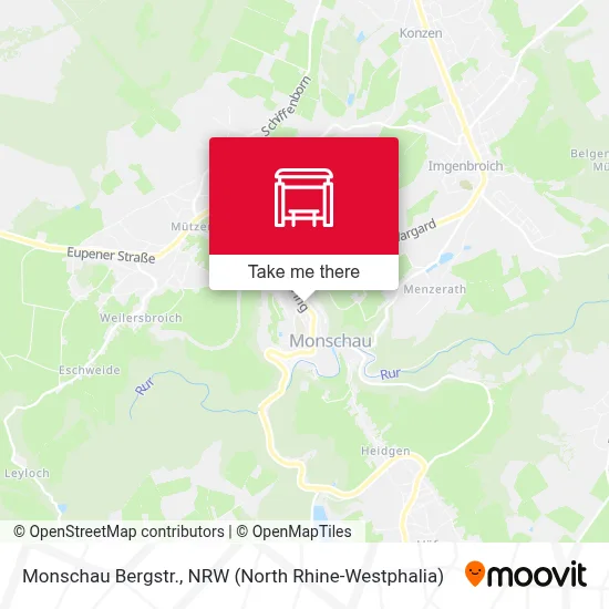 Monschau Bergstr. map