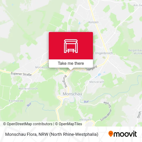 Monschau Flora map