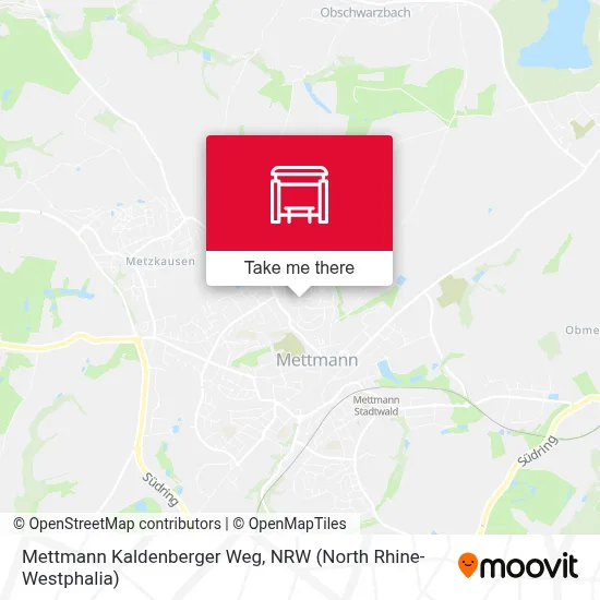 Mettmann Kaldenberger Weg map