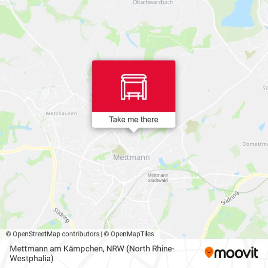 Карта Mettmann am Kämpchen