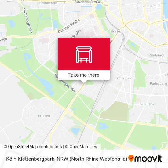 Köln Klettenbergpark map