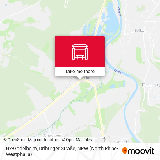 Карта Hx-Godelheim, Driburger Straße