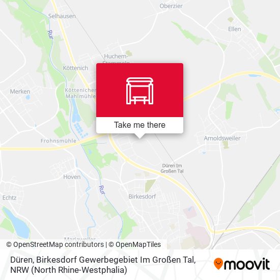 Düren, Birkesdorf Gewerbegebiet Im Großen Tal map