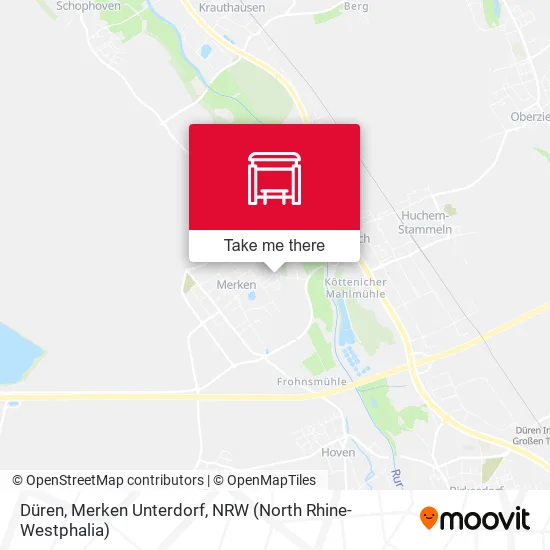 Карта Düren, Merken Unterdorf