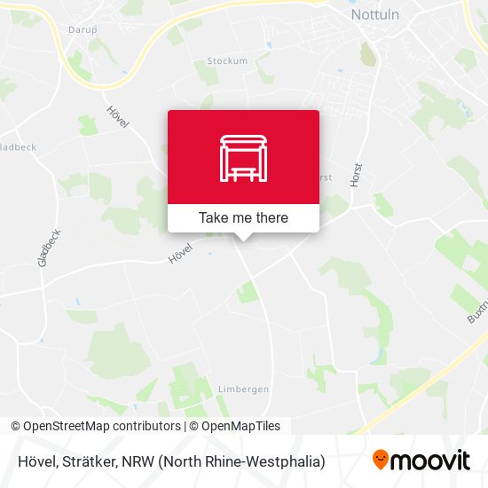 Hövel, Strätker map