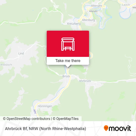 Ahrbrück Bf map