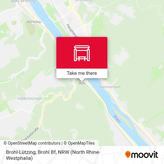 Brohl-Lützing, Brohl Bf map