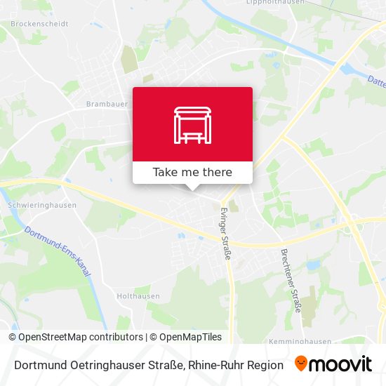 Dortmund Oetringhauser Straße map