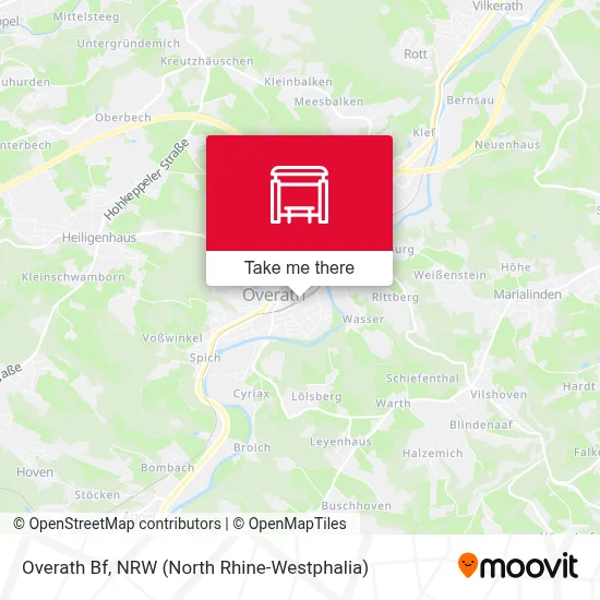 Overath Bf map