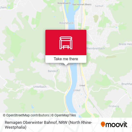 Карта Remagen Oberwinter Bahnof