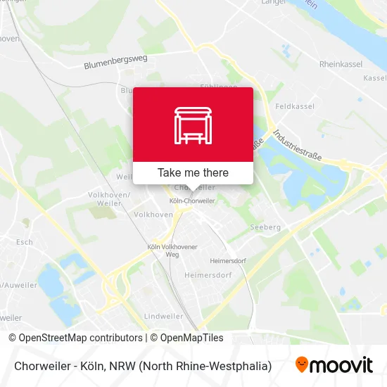 Chorweiler - Köln map