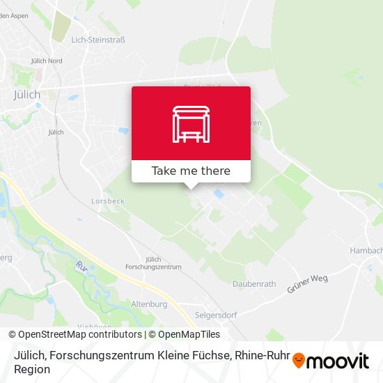 Jülich, Forschungszentrum Kleine Füchse map