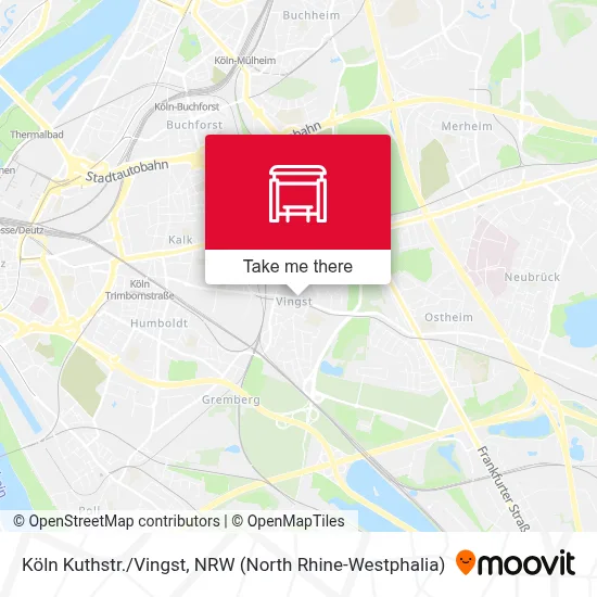 Köln Kuthstr./Vingst map