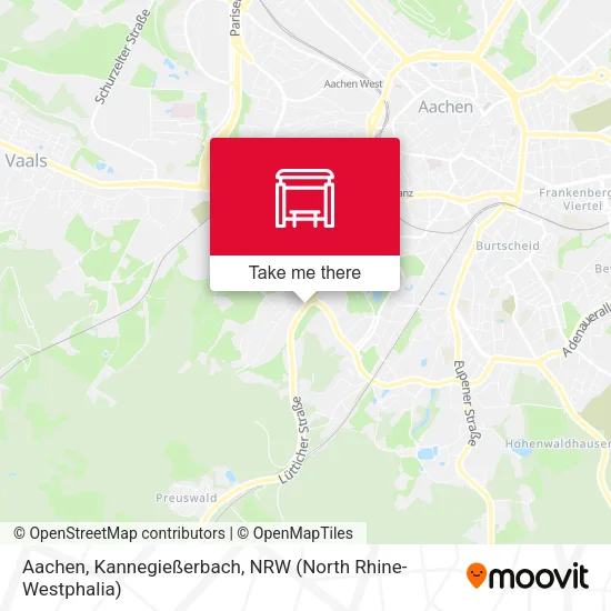 Карта Aachen, Kannegießerbach