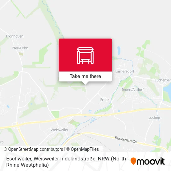 Карта Eschweiler, Weisweiler Indelandstraße