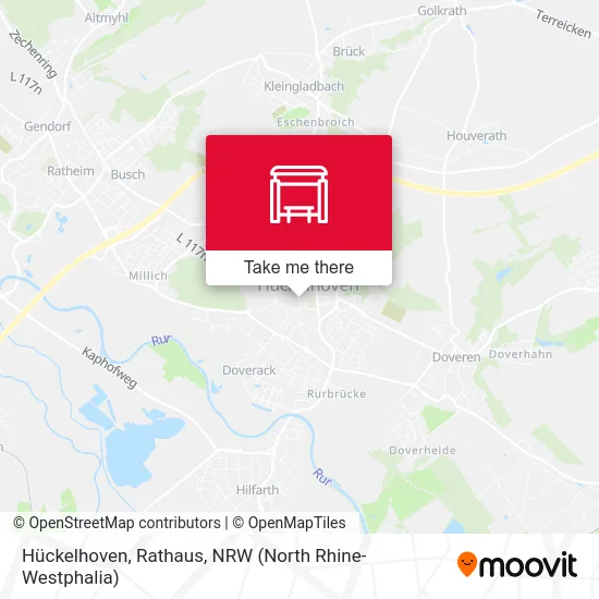 Карта Hückelhoven, Rathaus