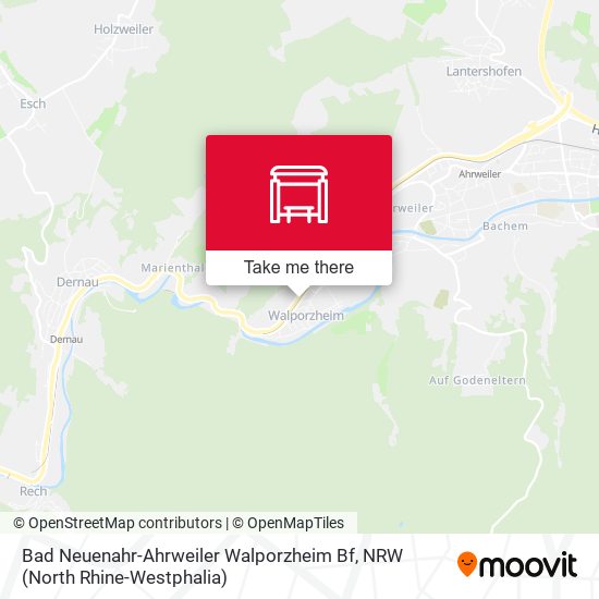 Bad Neuenahr-Ahrweiler Walporzheim Bf map