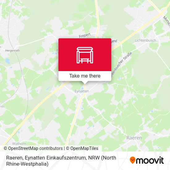 Карта Raeren, Eynatten Einkaufszentrum
