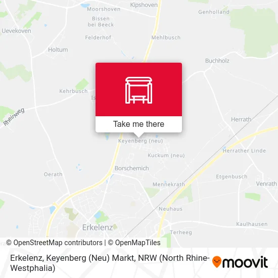 Карта Erkelenz, Keyenberg (Neu) Markt