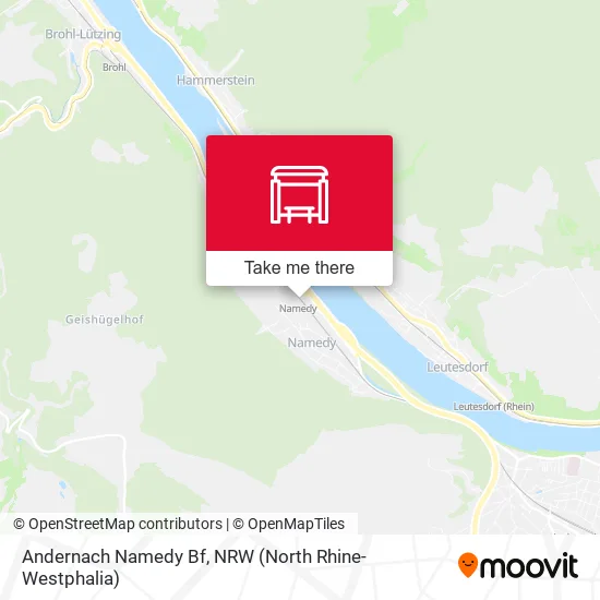 Карта Andernach Namedy Bf