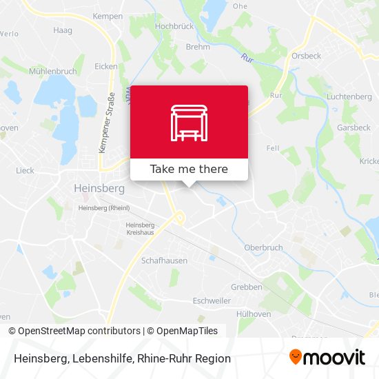 Heinsberg, Lebenshilfe map