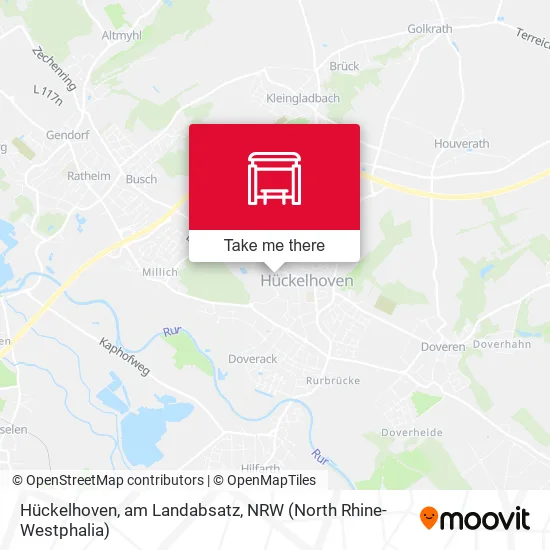 Hückelhoven, am Landabsatz map