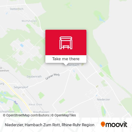 Niederzier, Hambach Zum Rott map