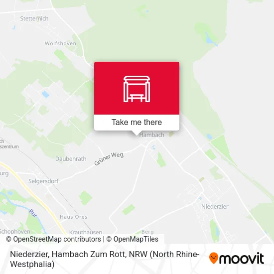 Карта Niederzier, Hambach Zum Rott