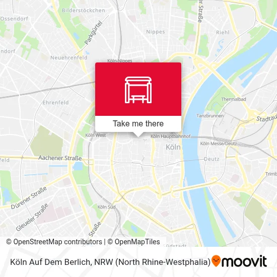 Köln Auf Dem Berlich map