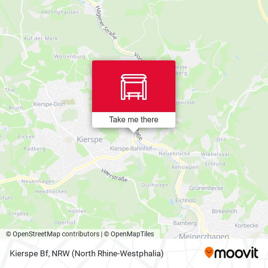 Карта Kierspe Bf