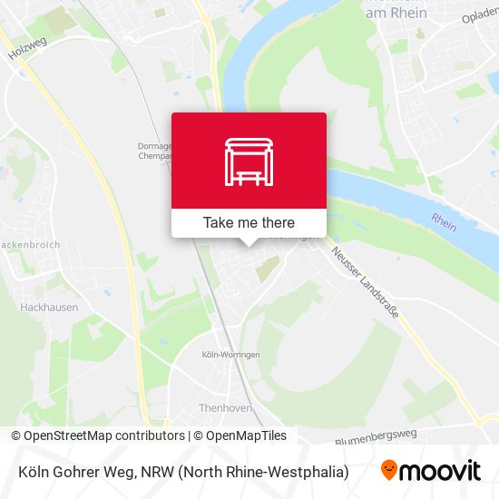 Köln Gohrer Weg map