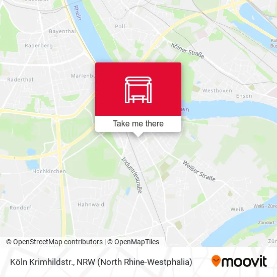 Карта Köln Krimhildstr.