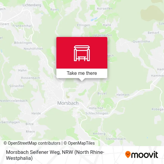 Morsbach Seifener Weg map