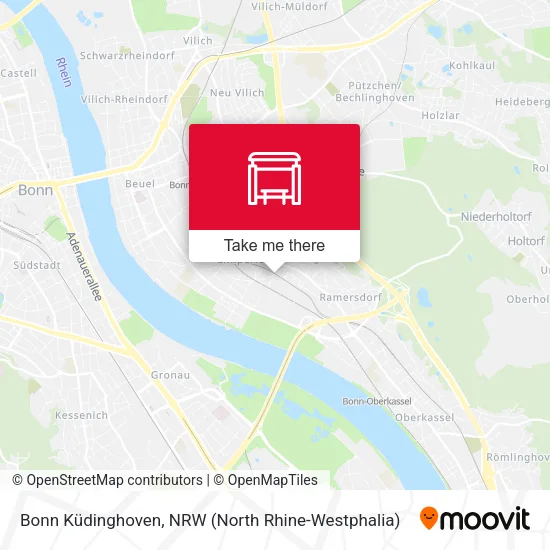 Карта Bonn Küdinghoven