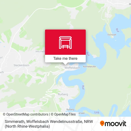 Карта Simmerath, Woffelsbach Wendelinusstraße