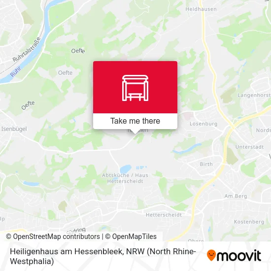 Карта Heiligenhaus am Hessenbleek