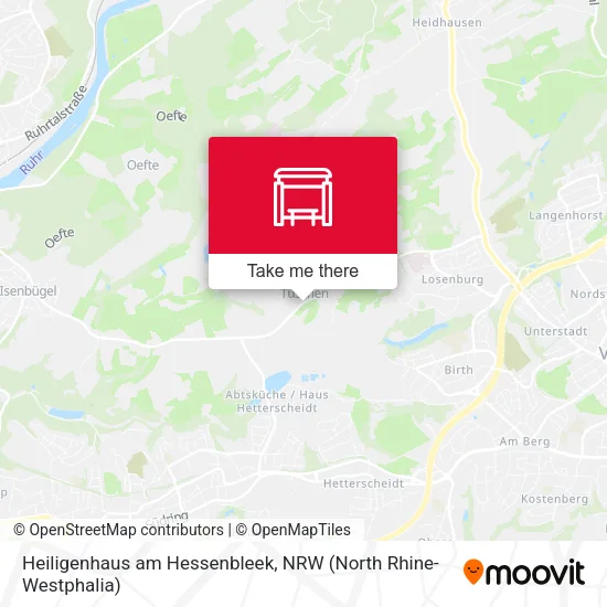 Карта Heiligenhaus am Hessenbleek
