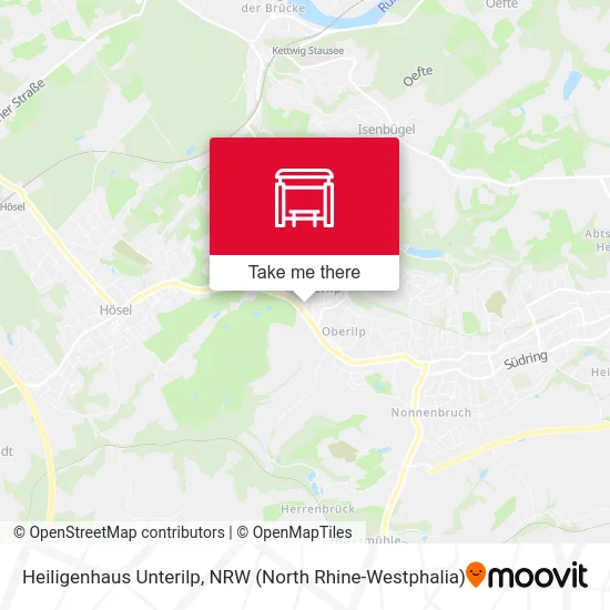 Карта Heiligenhaus Unterilp