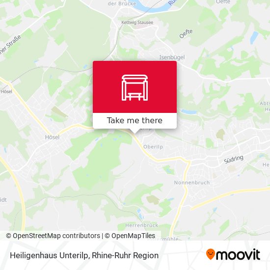 Heiligenhaus Unterilp map