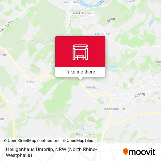 Карта Heiligenhaus Unterilp
